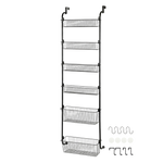 Over Door Pantry Organiser 6 Tier Metal Rack | HomeAndLiving