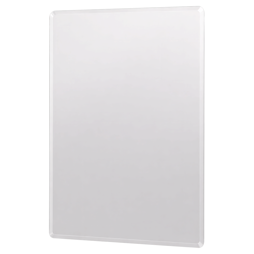 Frameless Wall Mirror Tempered Glass 60x45cm | HomeAndLiving