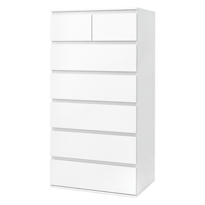 7 Drawer Tallboy Dresser White Storage | HomeAndLiving - 10
