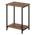 2-Tier Industrial Side Table Nightstand | HomeAndLiving