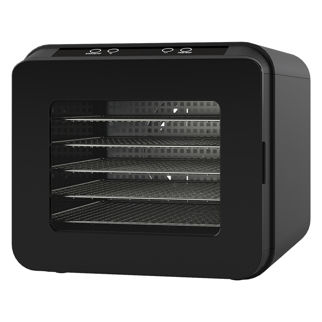 Food Dehydrator 6 Trays Black 42x33x29.5cm