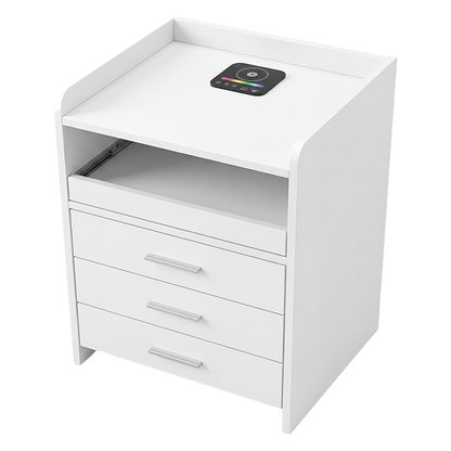 Smart Bedside Table With Wireless Charging 39.5x31.5cm