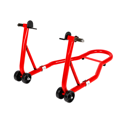 Motorcycle Stand Heavy Duty Red 81x51x37cm