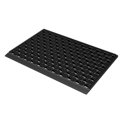Front Door Mat Black TPE 75x43cm