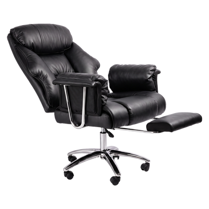 Ergonomic Gaming Chair With Footrest