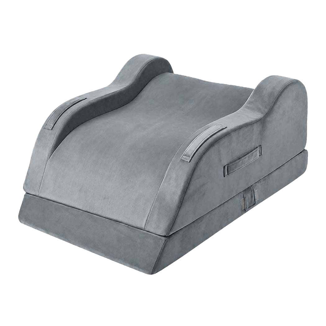 Leg Pillow Double Grey Memory Foam