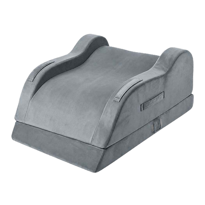 Leg Pillow Double Grey Memory Foam