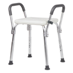 Adjustable Shower Chair Bath Seat Arms | HomeAndLiving