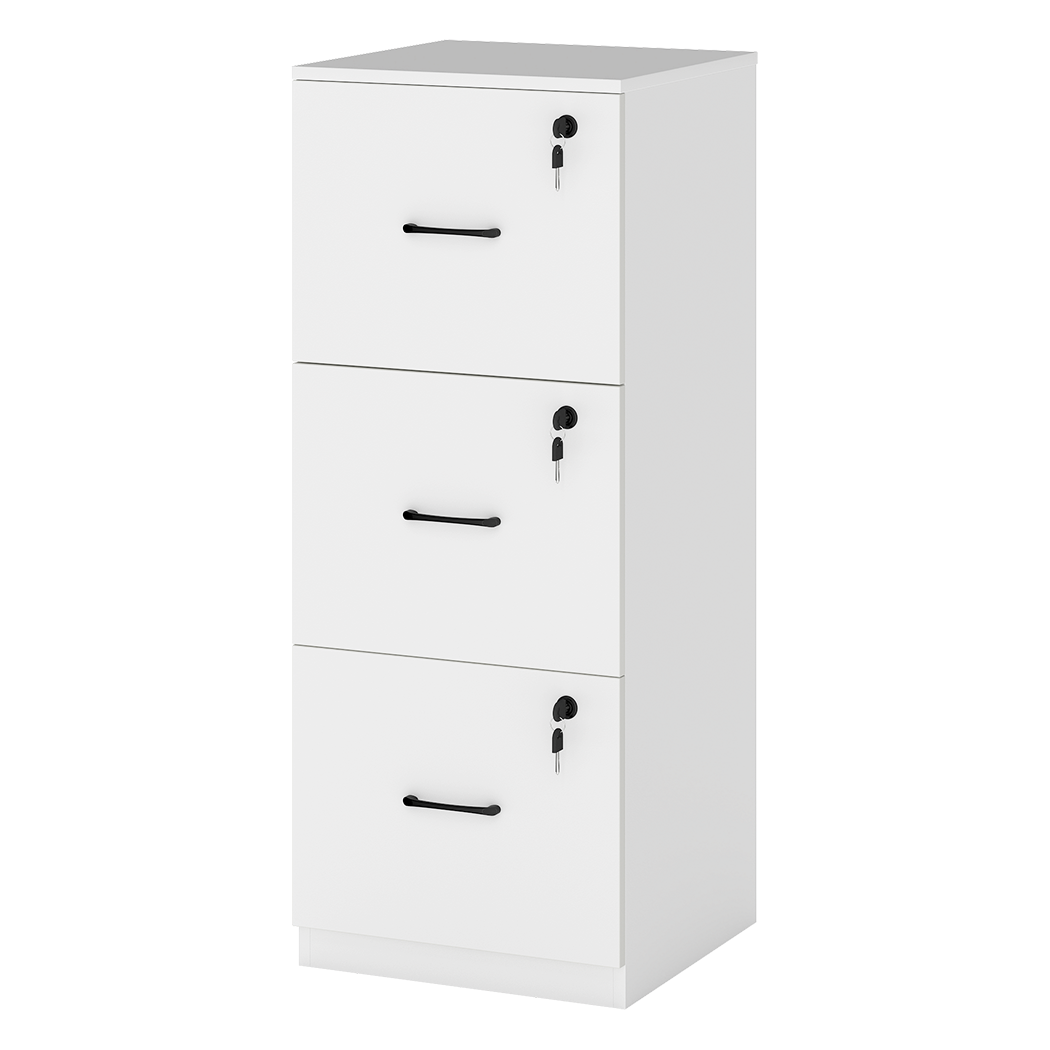 File Cabinet 3 Drawer Storage 41x41x103cm