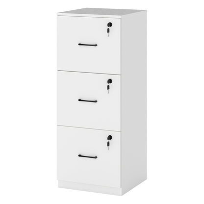 File Cabinet 3 Drawer Storage 41x41x103cm