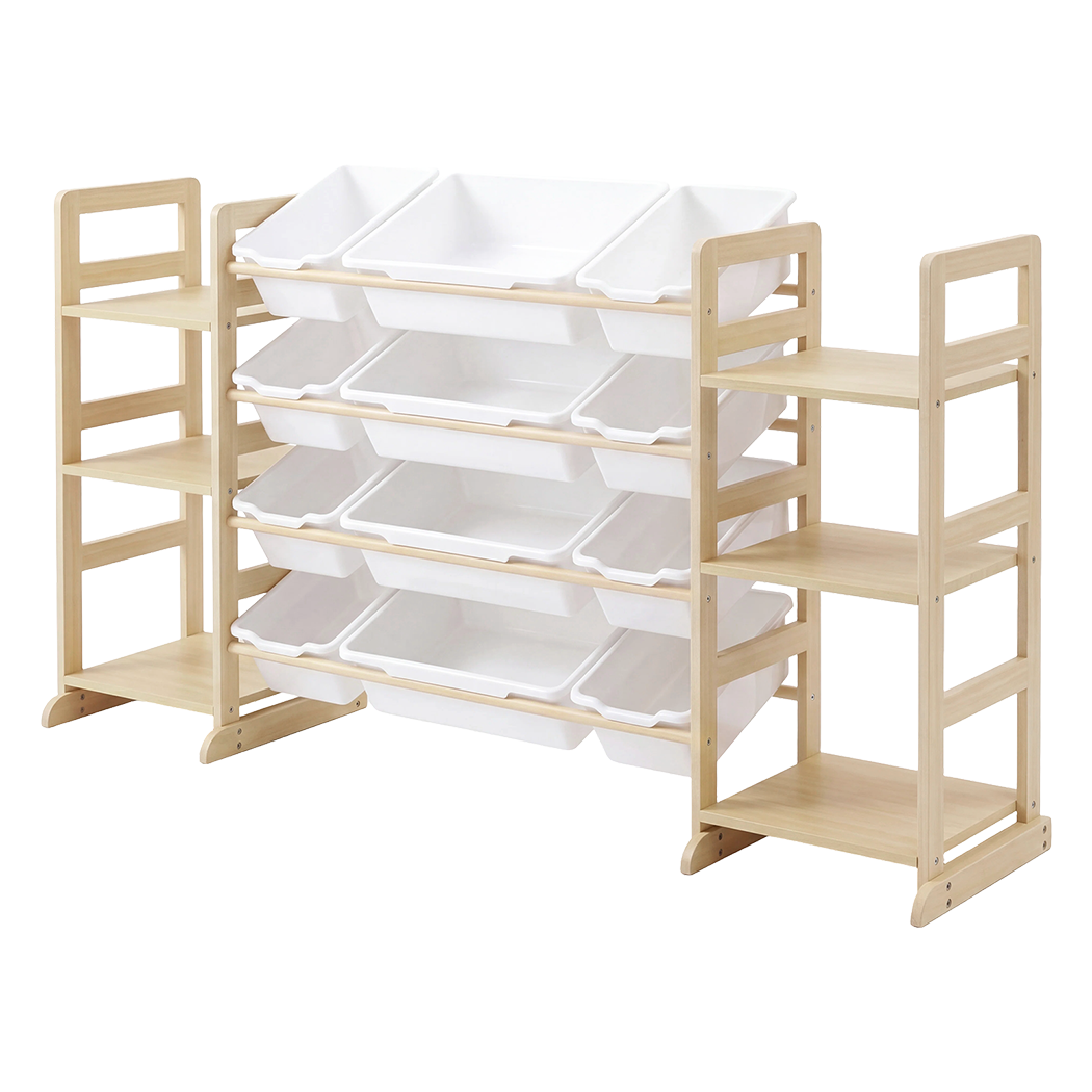 Kids Toy Storage Rack 12 Bins 6 Shelves | HomeAndLiving