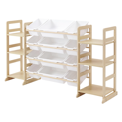 Kids Toy Storage Rack 12 Bins 6 Shelves | HomeAndLiving