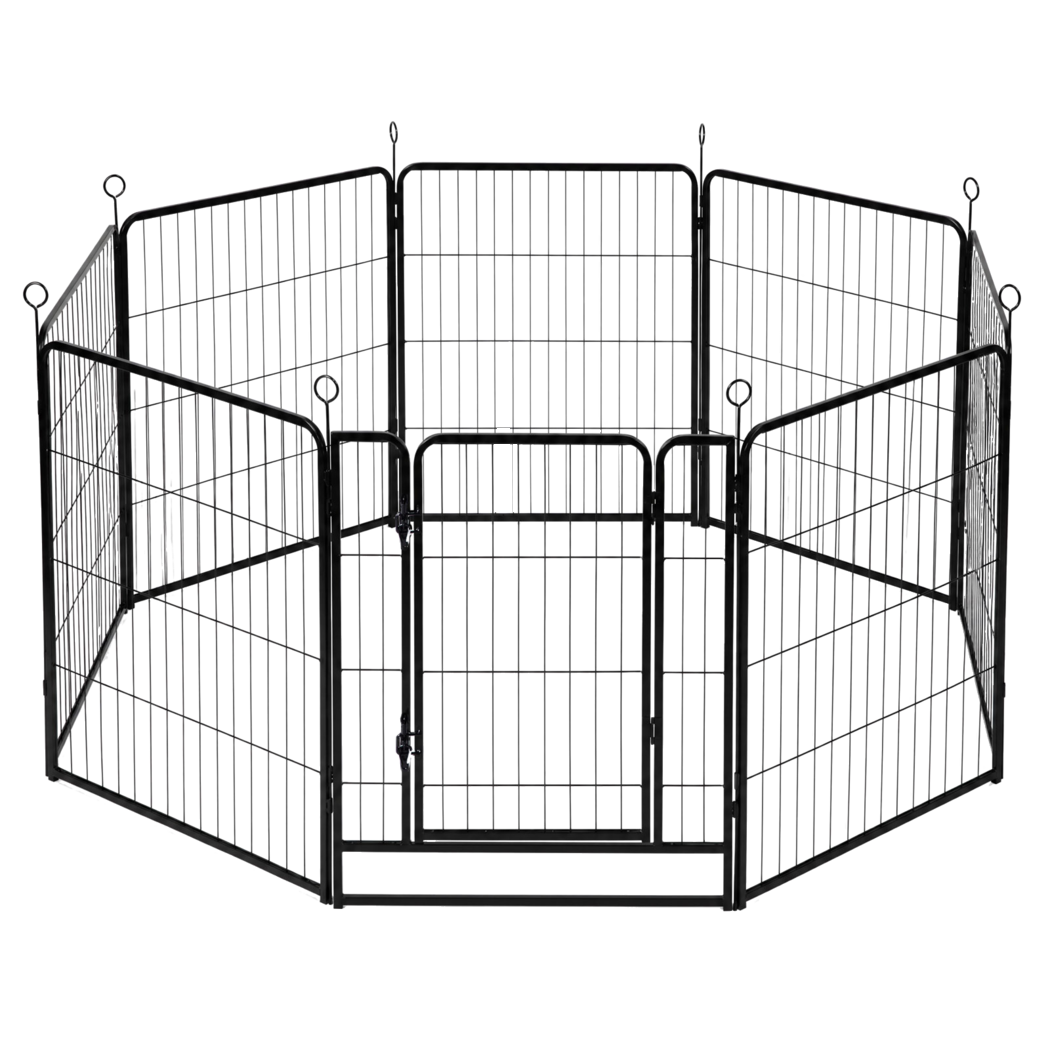 Dog Playpen Folding Steel Enclosure 68x80cm