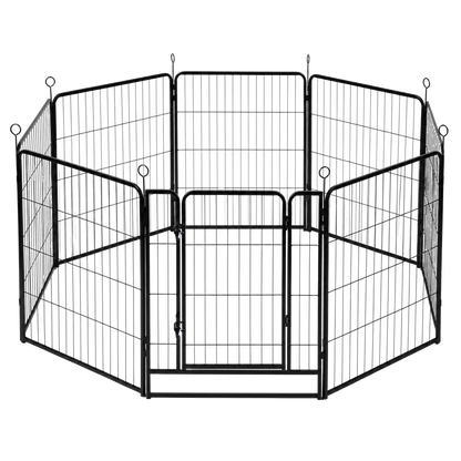 Dog Playpen Folding Steel Enclosure 68x80cm