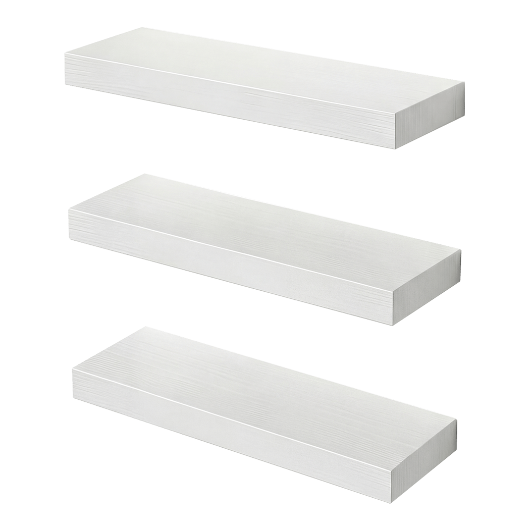Floating Wall Shelves Set 3 MDF Display | HomeAndLiving
