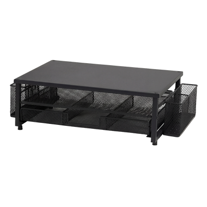 Levede Monitor Stand Riser Metal Computer Desk Organizer Shelf Drawer Pen Holder