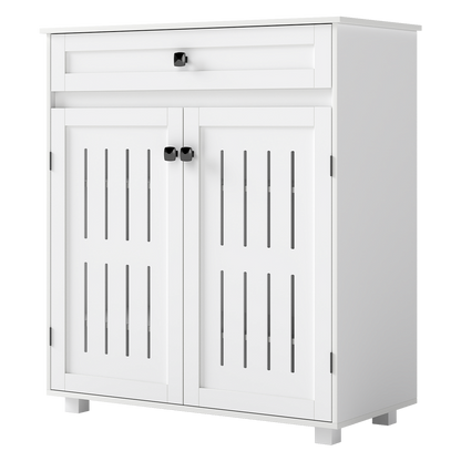 Shoe Cabinet White Storage 78x37x85.5cm