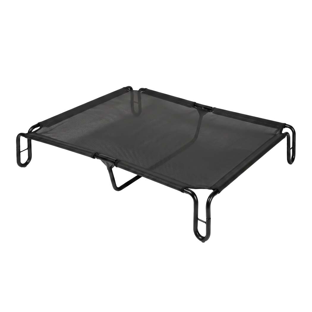 Dog Bed Mesh Cooling Black 110x76x20cm
