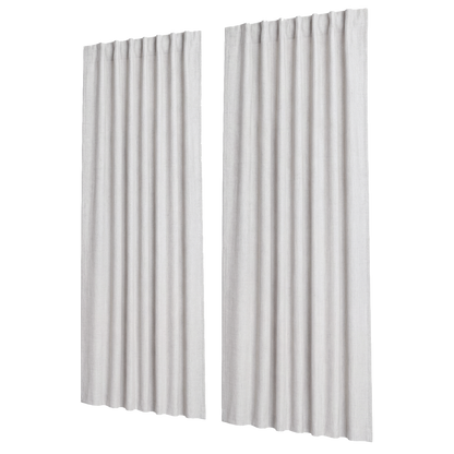 Marlow 2 Panels Blackout Curtains Thermal Linen Look Curtain Draperies Window