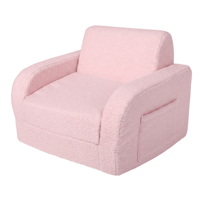Kids Sofa 3 In 1 Convertible Chair 91x52x25cm