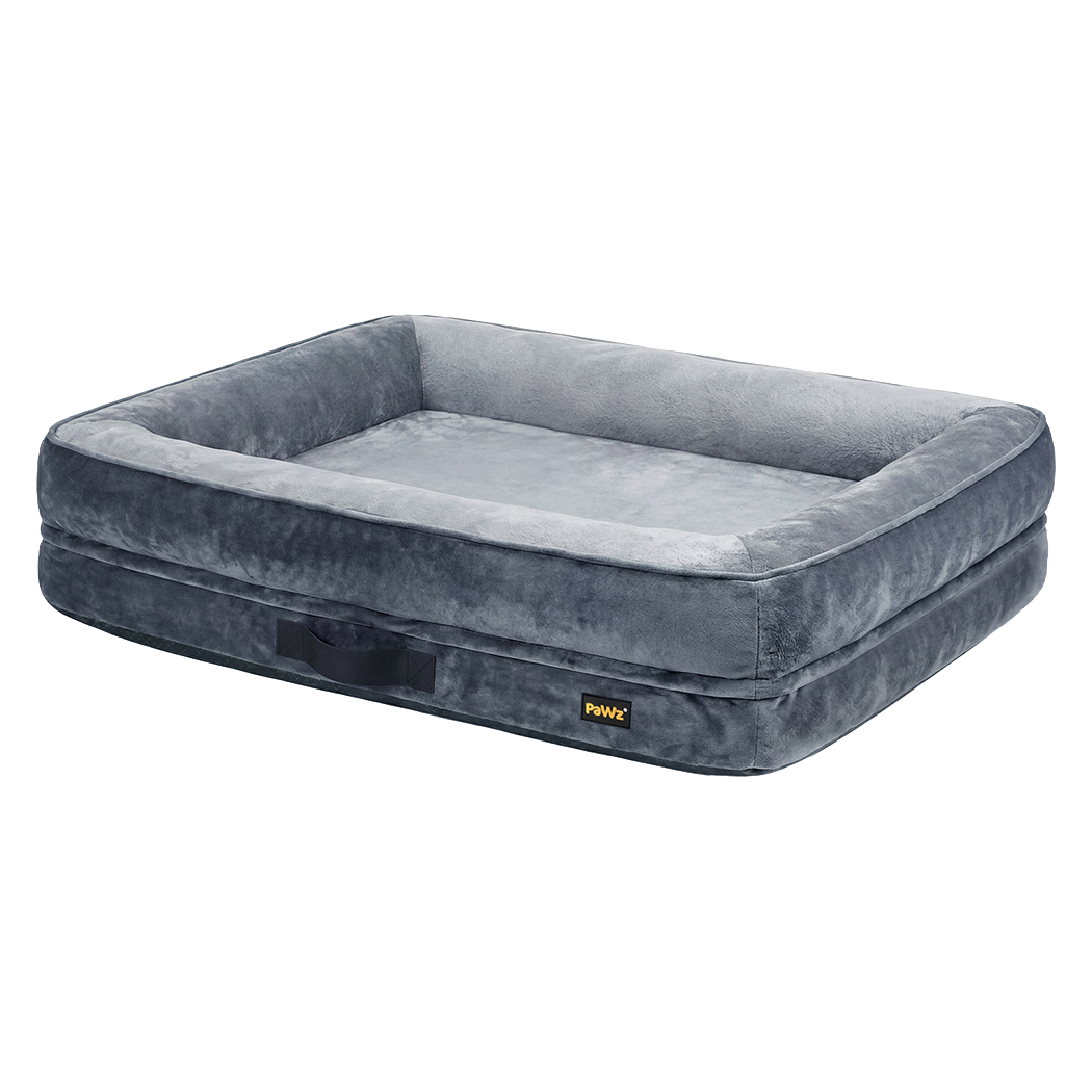 Orthopedic Dog Bed Large Velvet 90x60x18cm