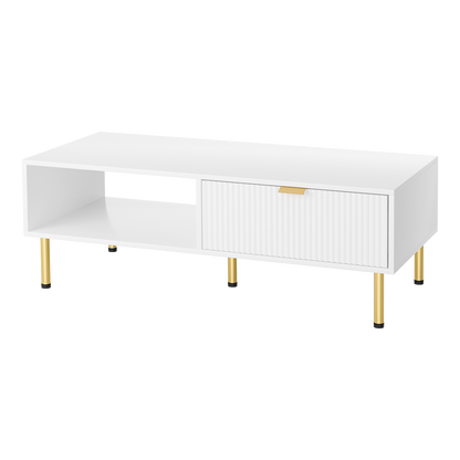 Minimalist 110cm Coffee Table  Multipurpose Use Classic Durable