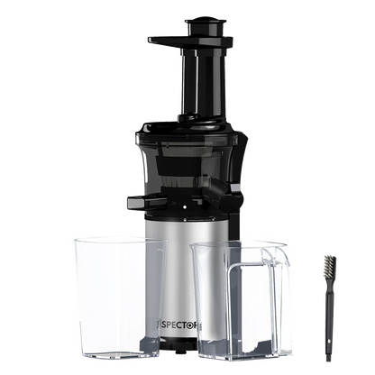 Cold Press Juicer Quiet Operation 18.5x17.7x41.8cm