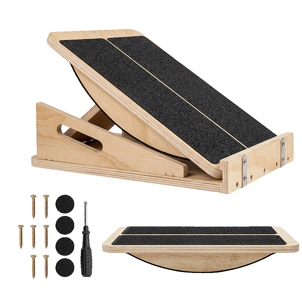Wooden Slant Board 4-Angle Calf Stretcher | HomeAndLiving - 9