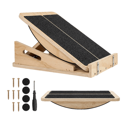 Wooden Slant Board 4-Angle Calf Stretcher | HomeAndLiving - 9