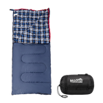 3-Season Sleeping Bag Camping Hiking Blue | HomeAndLiving