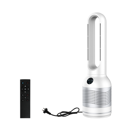 Ergonomic Bladeless Fan Cooler & Heater & Purifying air  Soft Cushion
