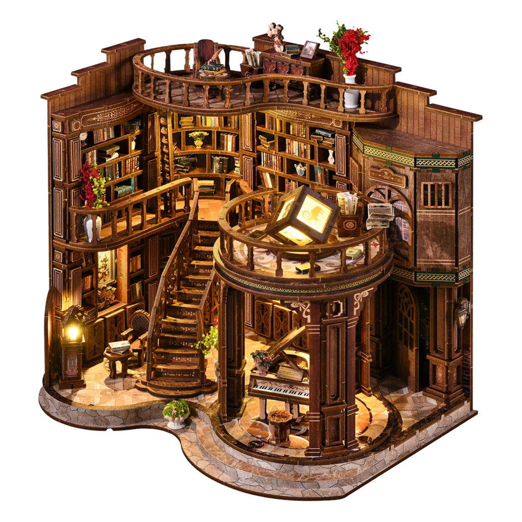 Vintage Library Kit Walnut 23x17x23cm