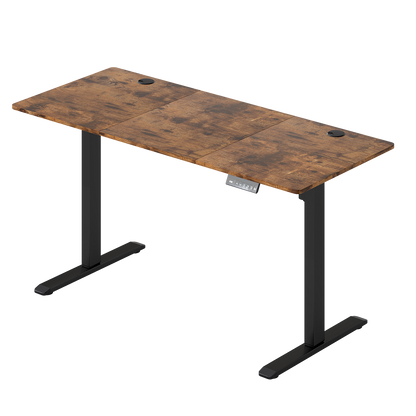 Electric Standing Desk Adjustable Height 140x60x72cm