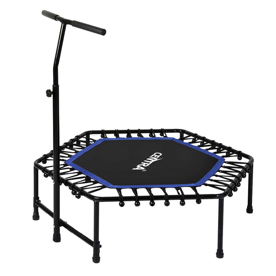 Mini Trampoline Rebounder Black 122x122x132cm