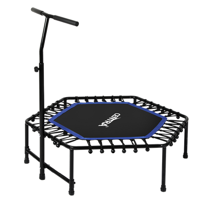 Mini Trampoline Rebounder Black 122x122x132cm