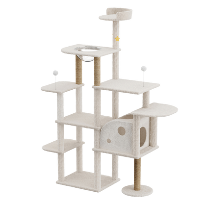 Large Cat Tree Tower 133x49x172cm