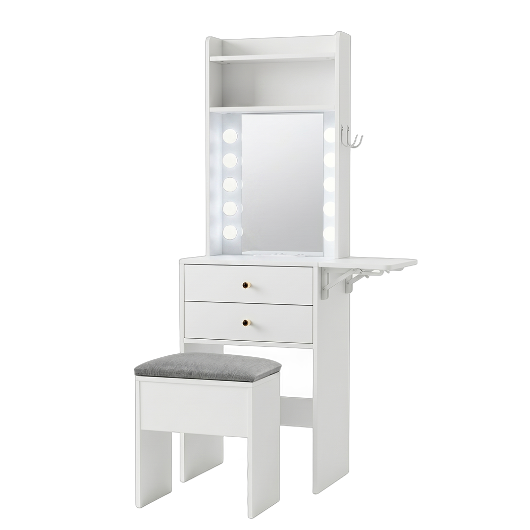 Dressing Table Stool With Storage 72x39.5x151cm