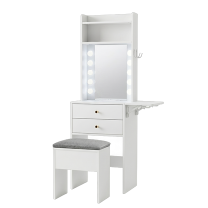 Dressing Table Stool With Storage 72x39.5x151cm