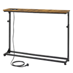 Sofa Console Table Power Ports Adjustable Height | HomeAndLiving