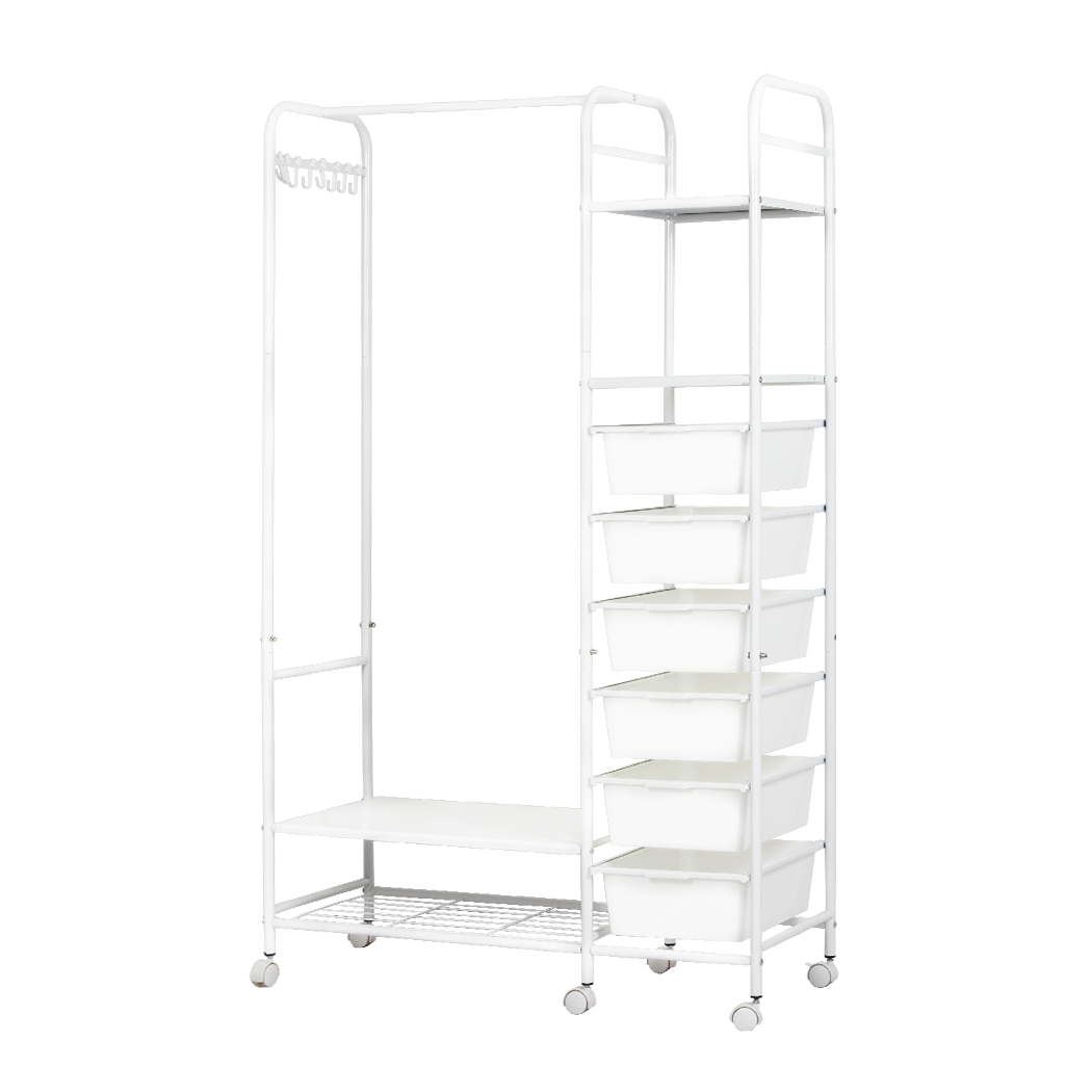 Contemporary 94CM Clothes Rack Stand Heavy Duty Hanging  Adjustable