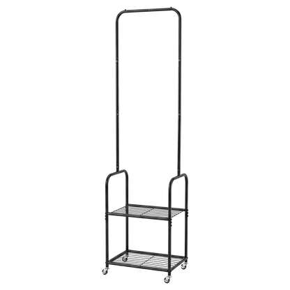 Heavy Duty Garment Rack 2 Shelf 52x40x179cm