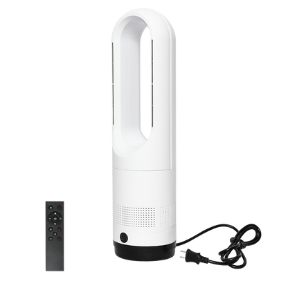 Versatile Bladeless Tower Fan 2 In 1 Cooler & Heater Fan  Premium