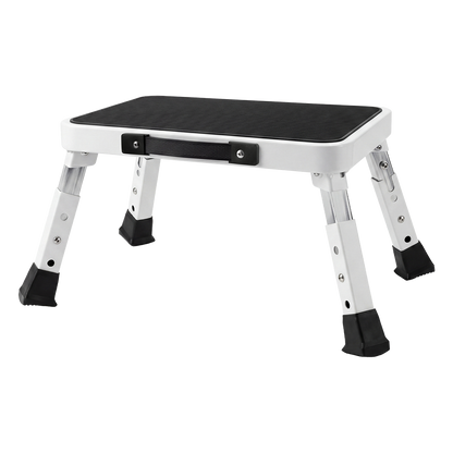 Folding Aluminium Step Stool 150kg Adjustable | HomeAndLiving