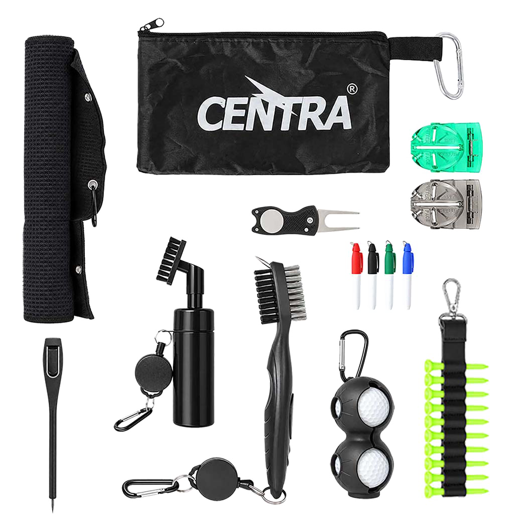 Golf Essentials Kit Black 57x40cm