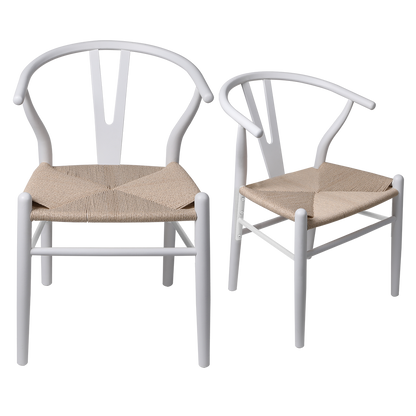 Functional 8x Dining Chairs Wooden Hans White  Foldable Function