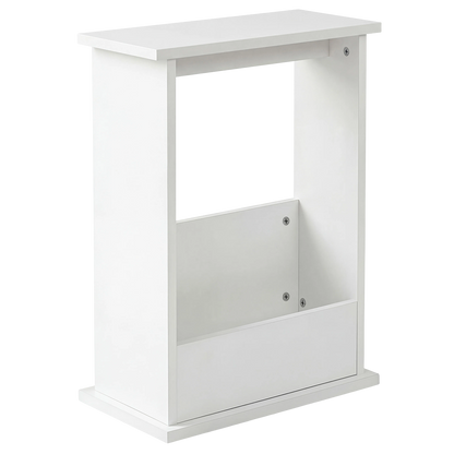 Levede Narrow End Table Modern Office Side Table Magazine Rack Bedside Storage