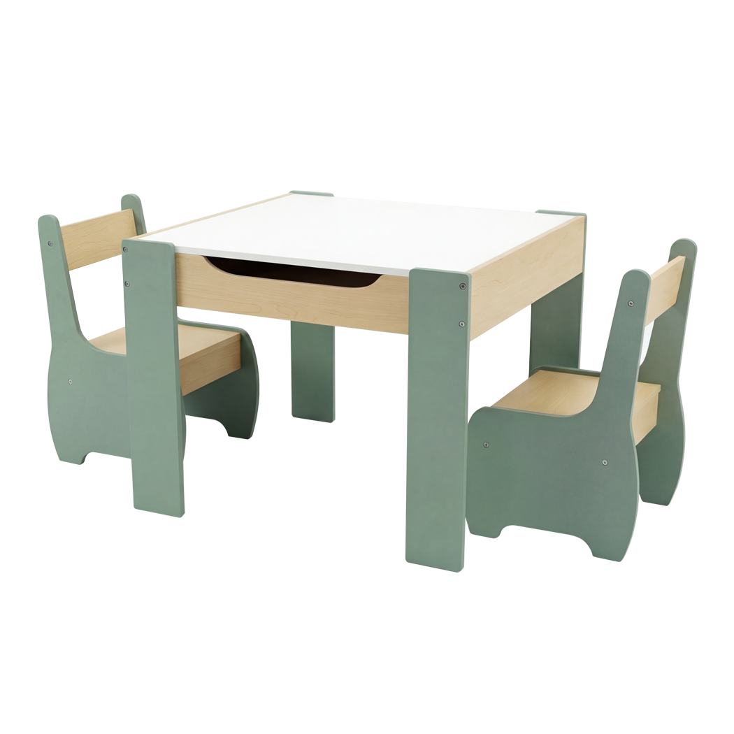 Kids Table And Chairs Set 3in1 63x61.5x48cm