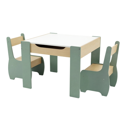 Kids Table And Chairs Set 3in1 63x61.5x48cm