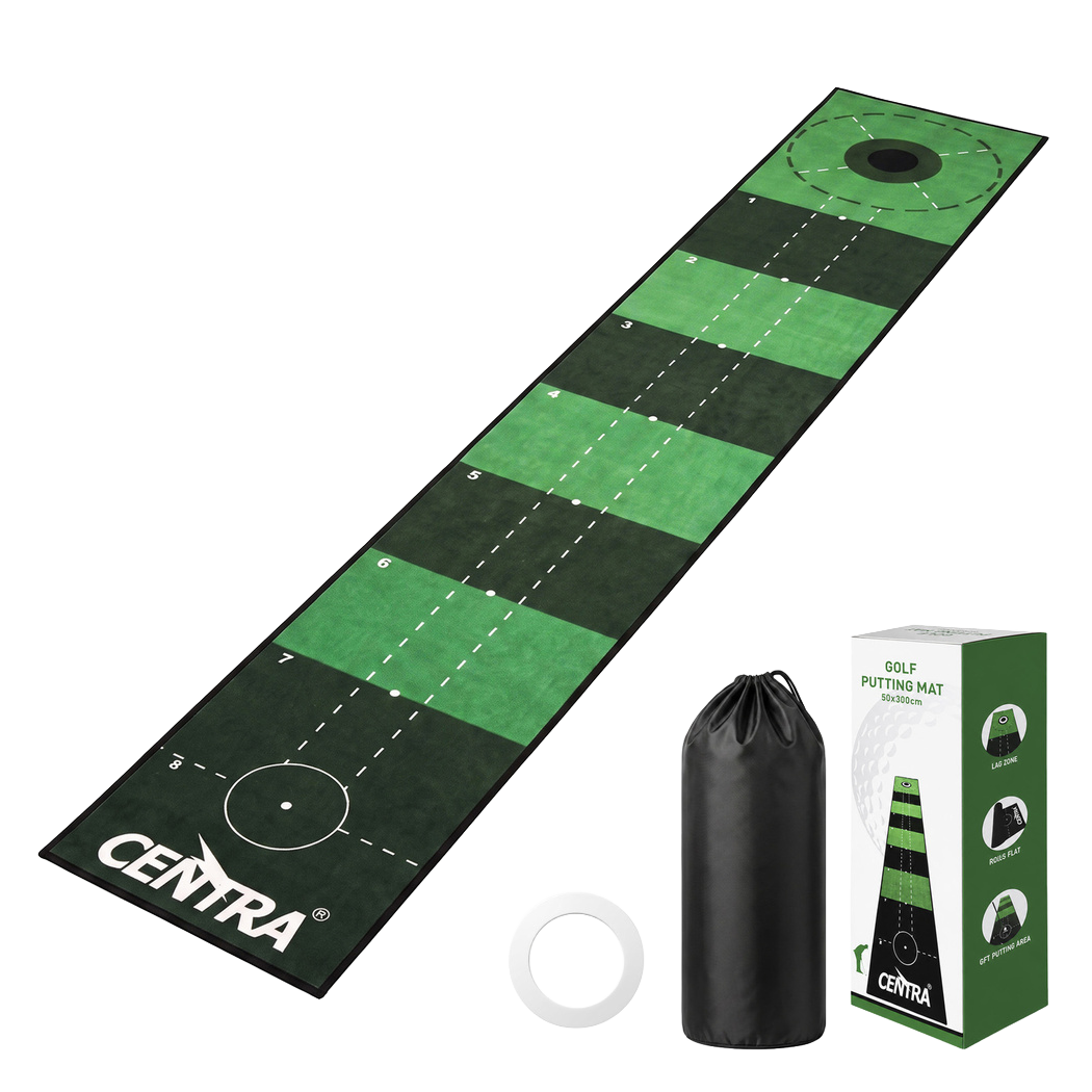Golf Putting Mat Indoor Green 300x50x0.75cm