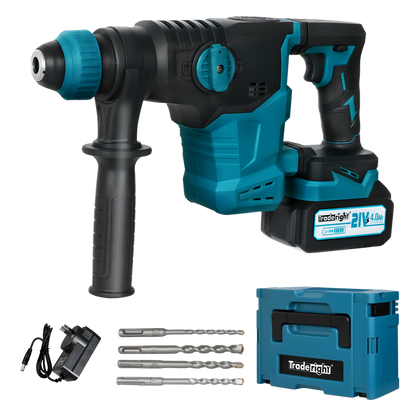 Cordless Rotary Hammer Drill Set 33.5x17cm